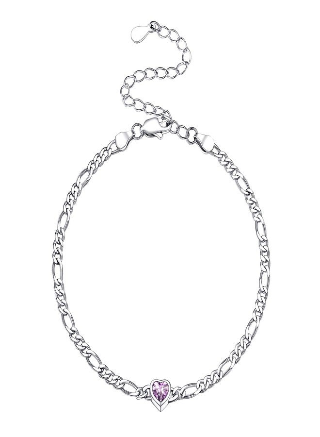 PROSILVER Cute Bracelets Bracelts June Birthstone Sterling Silver Adjustable Bracelet Sister Bracelets - Image 1